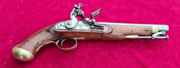 A fine WILLIAM IV British Military Flintlock Pistol for sale. Circa 1830-1837. Ref 4028